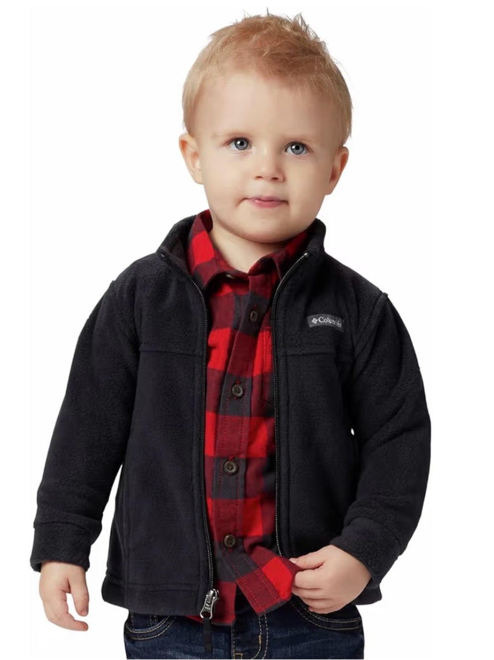 Columbia Black Youth Fleece Jacket 6-12 Months